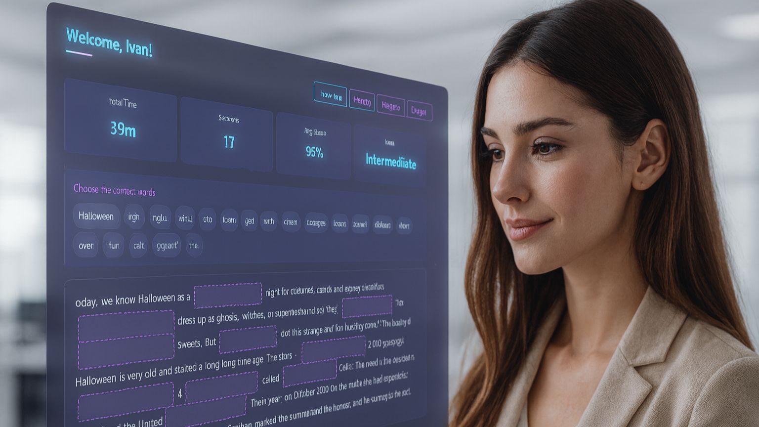 Приложение «Language Trainer»: любой текст на английском языке в упражнение. смотреть онлайн