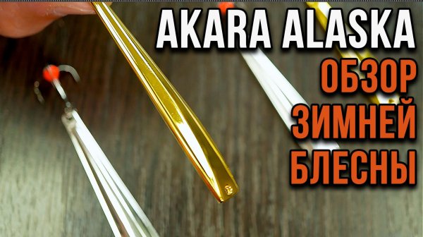 Зимняя блесна. Обзор блесны Akara  Alaska