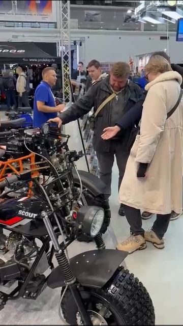 Ижтехмаш на выставке Мотозима. смотреть онлайн