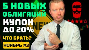 Новые облигации с доходностью до 20% - ноябрь 2025 (часть 3)