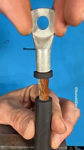 Крутой способ монтажа кабельной гильзы смотреть онлайн