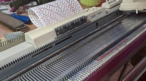 Задвоенный прессовый узор на машине Сильвер