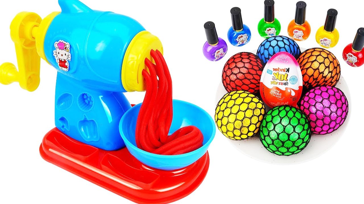 Мультики для детей. Мячики и лаки против мясорубки. Смотреть Мультики залипалки для малышей смотреть онлайн