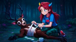 😱СПАСЛА ОЛЕНЯ в 99 НОЧЕЙ в ЛЕСУ 99 Nights in the Forest в Роблокс