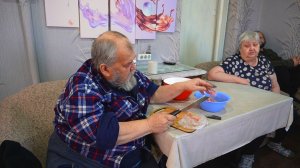 Курица с гречкой для нас Сделал обогреватель в будку собаке Зима в ноябре Сибирь