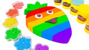 ЛЕПИМ ЯГОДКУ ИЗ КИНЕТИЧЕСКОГО ПЕСКА ВИДЕОЛЕПКА ВИДЕО МУЛЬТИКИ ДЛЯ ДЕТЕЙ КАНАЛ ИГРАЛКИ-ЗАЛИПАЛКИ