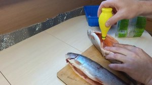 Форель горячего копчения