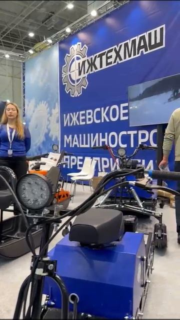 Ижтехмаш на выставке Мотозима. смотреть онлайн