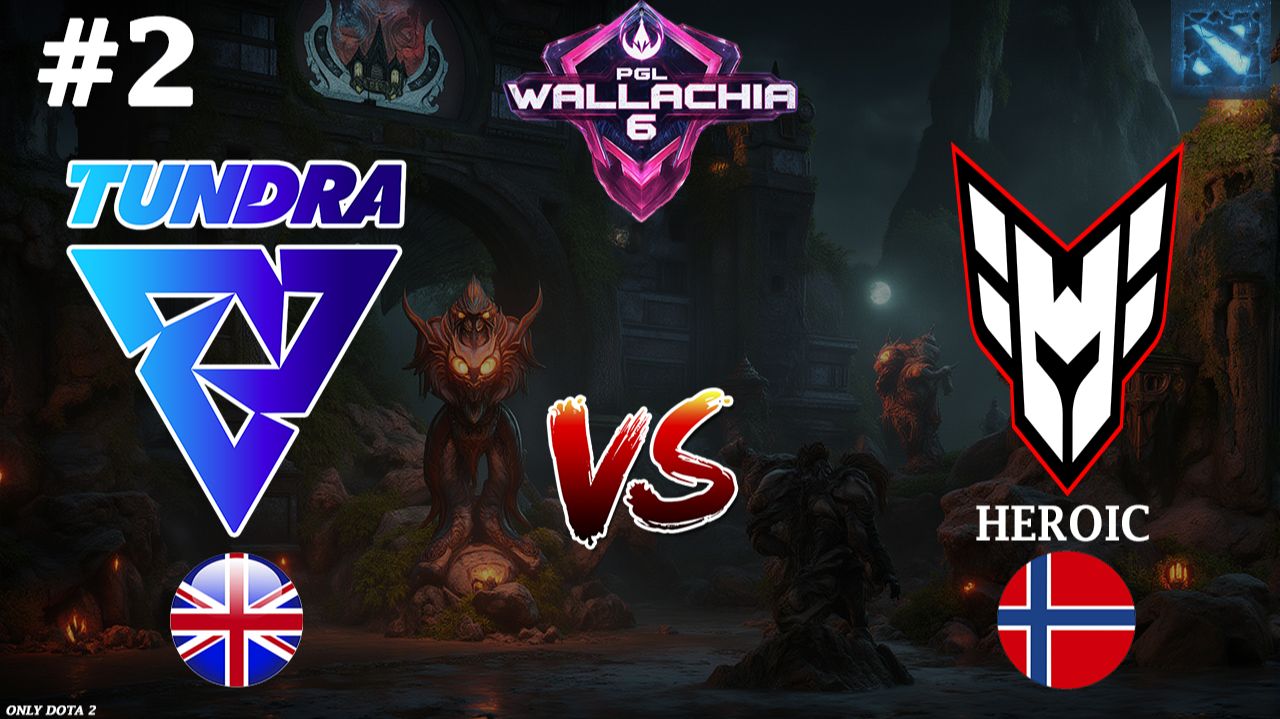 ЧТО ЭТО ЗА ГЕНИИ ДОТЫ? ВОТ ЭТО ПОВОРОТ | Tundra vs Heroic #2 (BO3) PGL Wallachia S6 смотреть онлайн