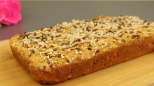 Хлеб из овсяных хлопьев без муки и дрожжей.
