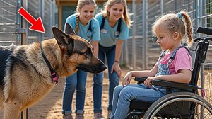 Парализованная девочка пришла в приют — агрессивная немецкая овчарка сделала немыслимое!