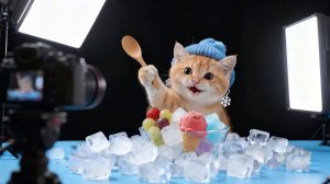 Как котики Рекламу снимали