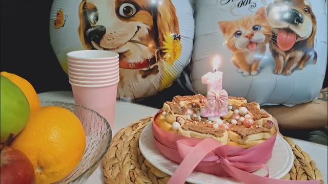 День рождение моих собачят год назад! Им исполнился 1 год! Я приготовила таксячий пирог) смотреть онлайн