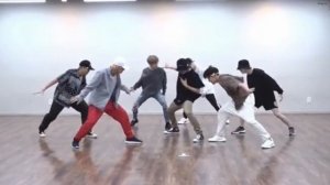 BTS- Idol dance practice mirrored