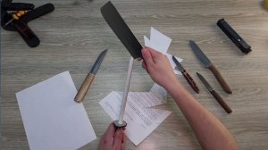170. Правка кухонных ножей, на руках и на станке