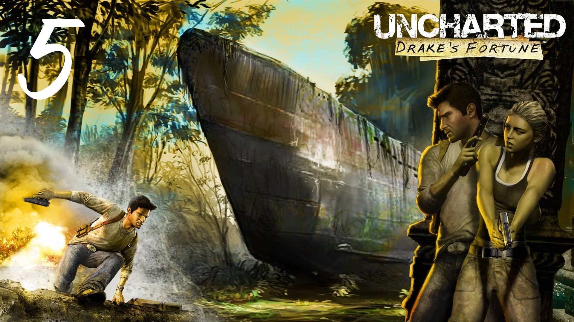 Uncharted: Drake's Fortune - Авиакатастрофа: Часть Первая смотреть онлайн