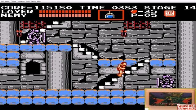 Castlevania/Кастлвания (NES/DENDY) 30 лет спустя игра вдруг стала легче.