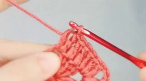 Красивый квадрат крючком для пледа - Простой узор крючком для начинающих