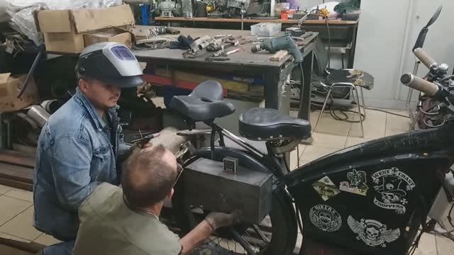 Электробайк Нирва Проект " Ящики". Апгрейд уровня Электростанция 10 кВт Ёмкости !!! смотреть онлайн