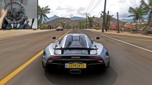 1500HP Koenigsegg Regera ｜ Forza Horizon 5 Steering Wheel Gameplay