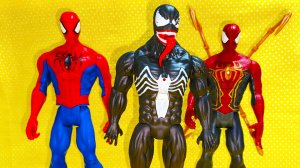 Человек-паук 3.Супергерои.Мстители.Марвел.Игрушки для детей.Супергерои.Щупальца.Веном.Игрушка.Играть