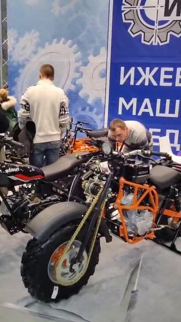 Ижтехмаш на выставке Мотозима. смотреть онлайн