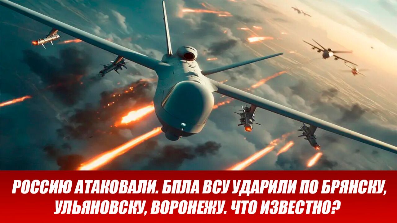 Россию атаковали. БПЛА ВСУ ударили по Брянску, Ульяновску, Воронежу. Новости сегодня 17.11.2025 смотреть онлайн