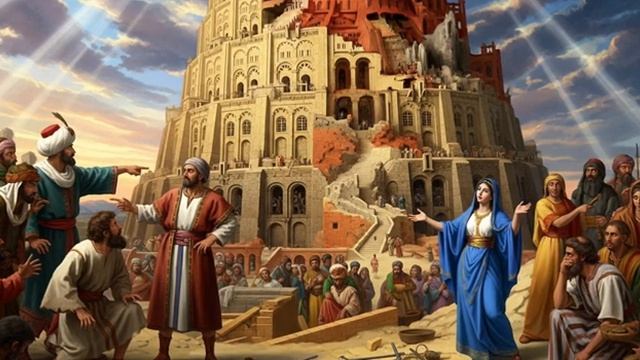 Почему Бог разрушил планы людей и остановил строительство Вавилонской башни смотреть онлайн