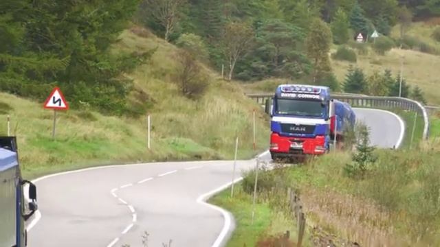 Грузовики в Шотландском нагорье - A85 смотреть онлайн