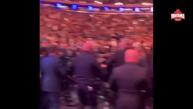 Бойцы Хабиба vs Диллон Дэнис - ВИДЕО КИПИША С РАЗНЫХ РАКУРСОВ UFC 322 смотреть онлайн