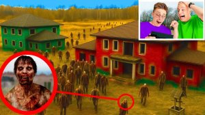 МЫ ОТПРАВИЛИ ДРОН в ГОРОД-ПРИЗРАК — и нашли ЗОМБИ!