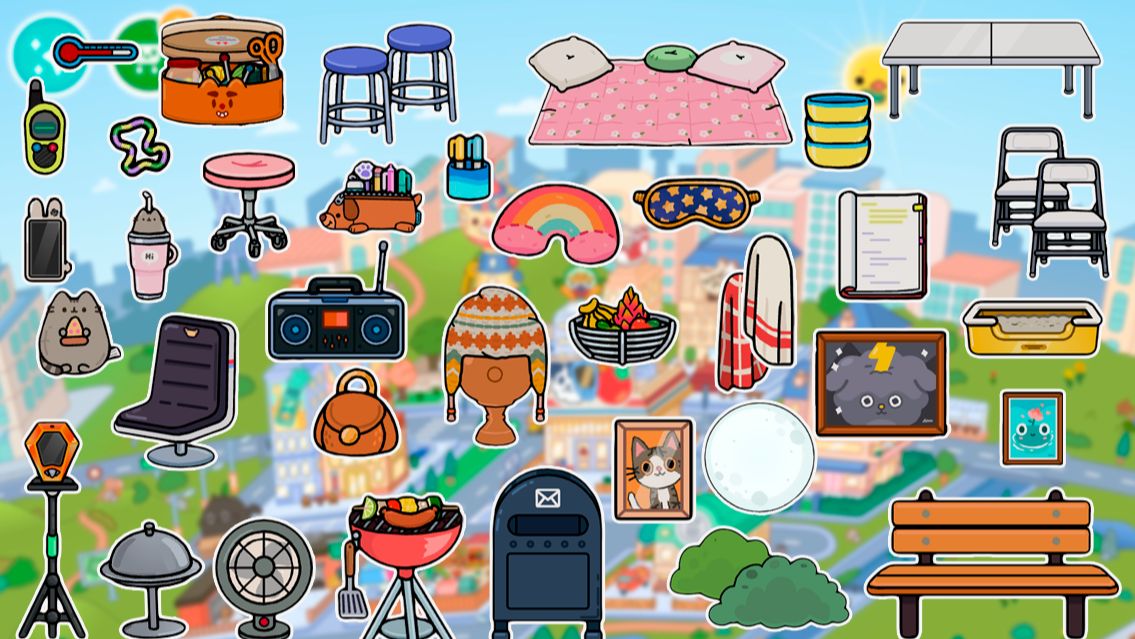 Где найти бесплатные предметы для дома в Тока Бока смотреть онлайн