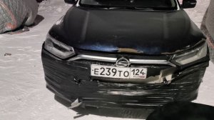 SsangYong Korando С300 запуск в мороз -38