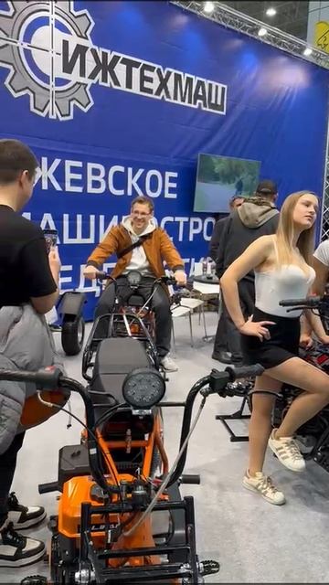 Ижтехмаш на выставке Мотозима. смотреть онлайн