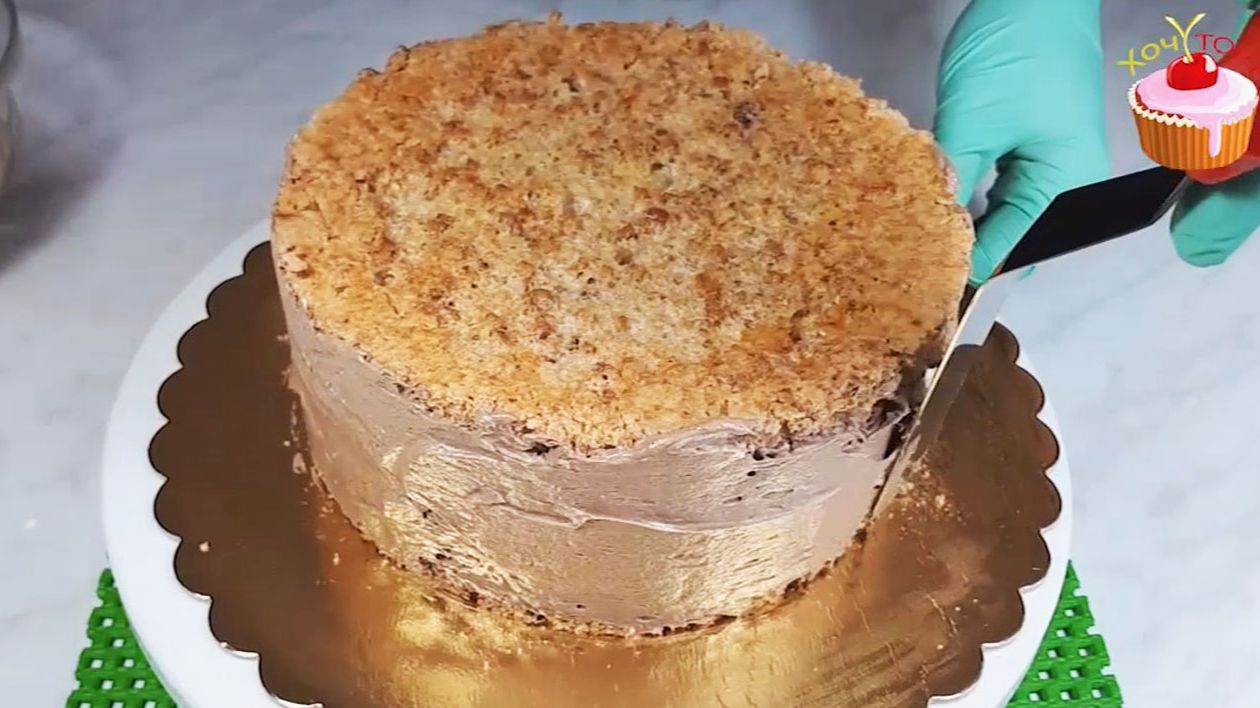 Крем Шарлотт на желтках для Киевского торта 🍰 Не классический, но ОЧЕНЬ вкусный! 🔥 Умный рецепт ✅ смотреть онлайн