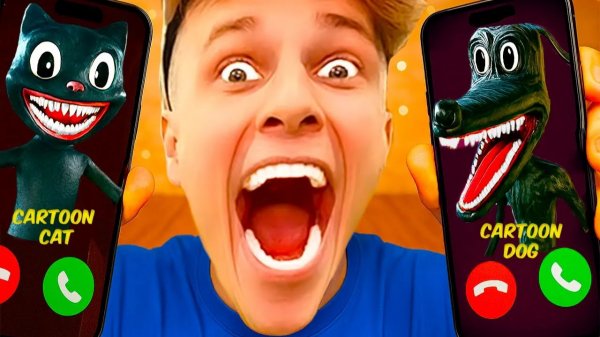 Я ПОЗВОНИЛ CARTOON CAT и CARTOON DOG В 3:00 — ОНИ ОТВЕТИЛИ!!!