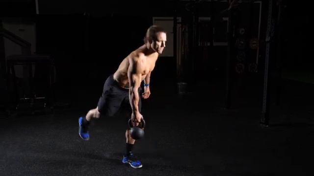 Румынская тяга с одной гирей скрестно на одной ноге / KB Single Leg Cross Body RDL смотреть онлайн