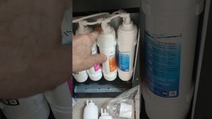 Замена картриджей в пурифайере для воды. Переход на другой тип картриджей.