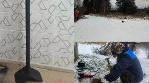 С меня борщ ,а муж держатель для антенны смастерил .