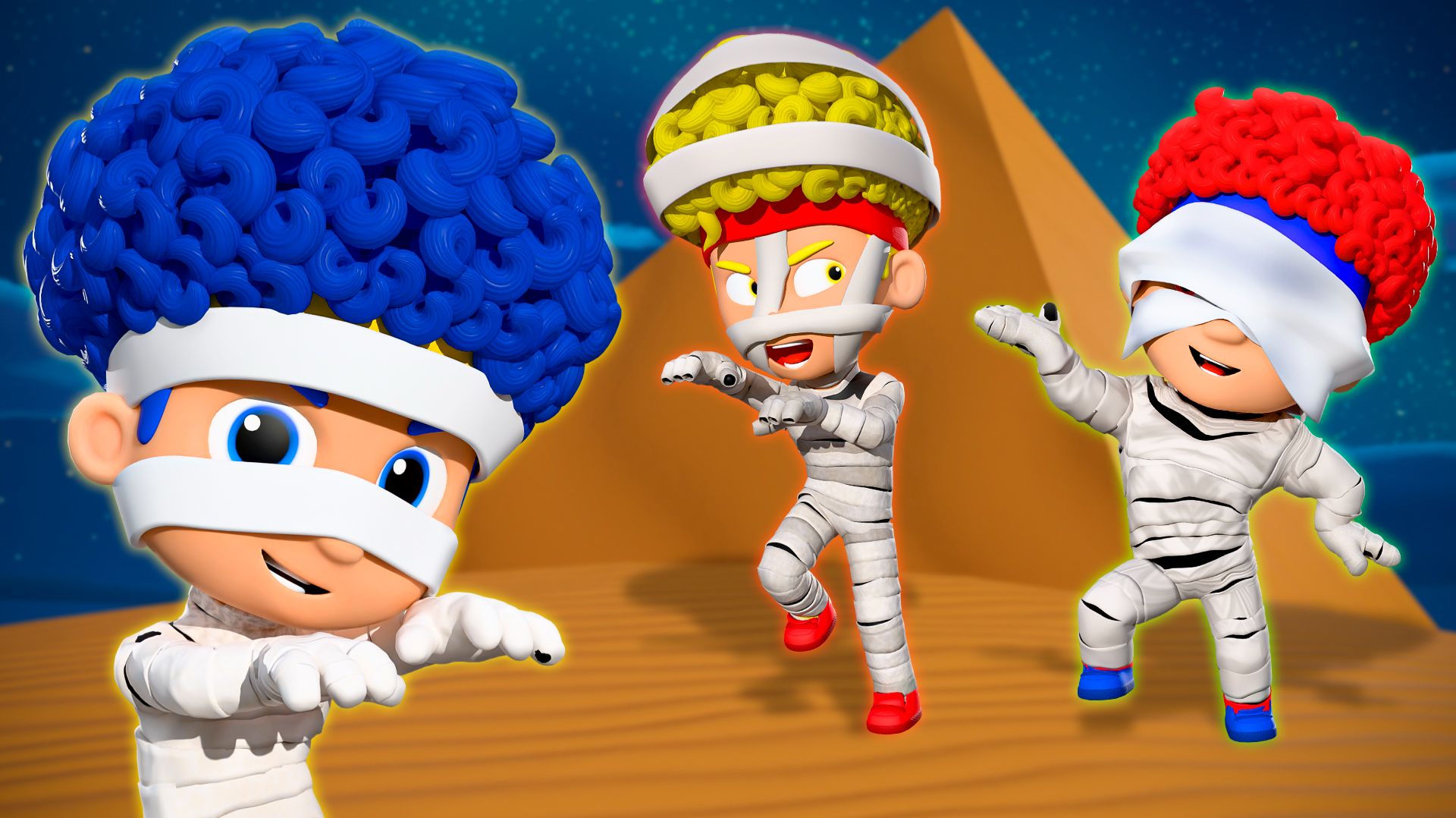 Танец Мумии (С новыми героями) | D Billions Детские Песни