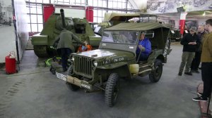 Динамический показ машины Willys MB на выставке "Моторы Войны", 15 ноября 2025
