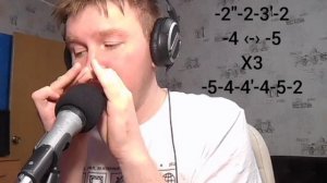 Медленный блюз на губной гармошке G + табы