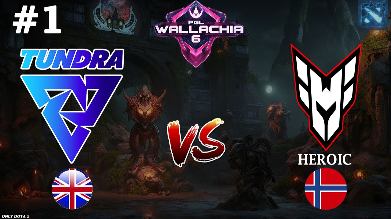 ТАКОГО КЕРРИ СТО ЛЕТ НЕ БЫЛО, ЧТО ТУТ ПРОИСХОДИТ?? | Tundra vs Heroic #1 (BO3) PGL Wallachia S6 смотреть онлайн