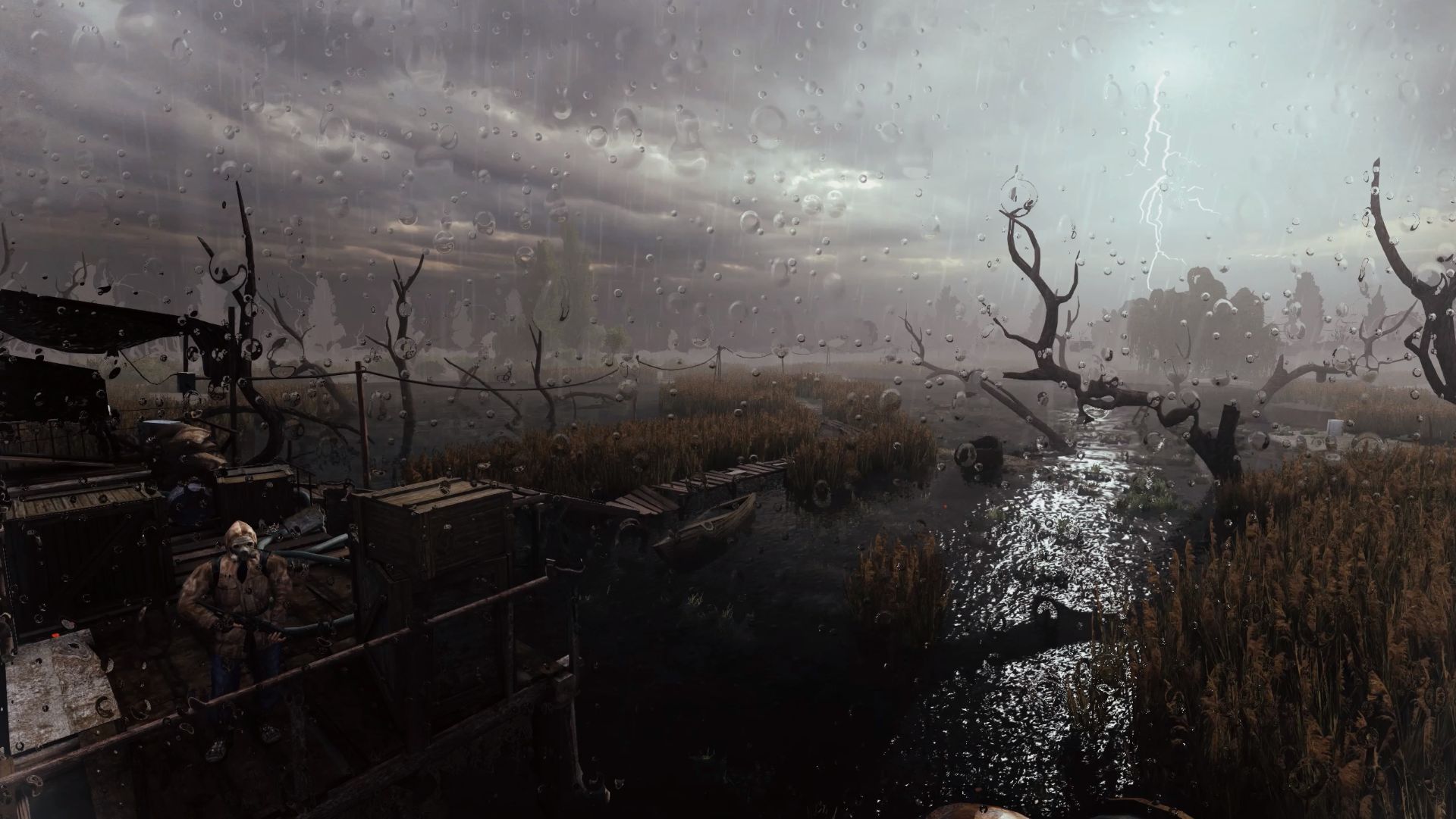 STALKER ambience | Грозовые Болота. Насосная станция.