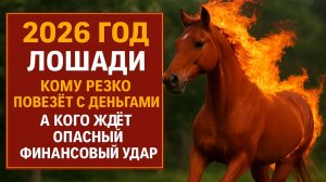 Огненная Лошадь 2026: проверьте, принесёт ли вам год деньги или тяжёлые потери