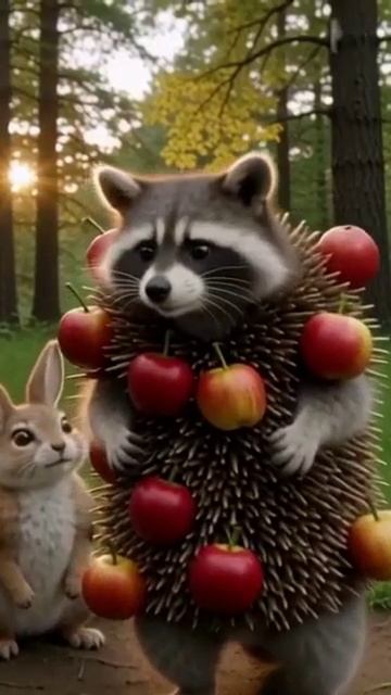 🦝🔥 приключения наглого енота: он не просит. он берёт (и оставляет улыбки)