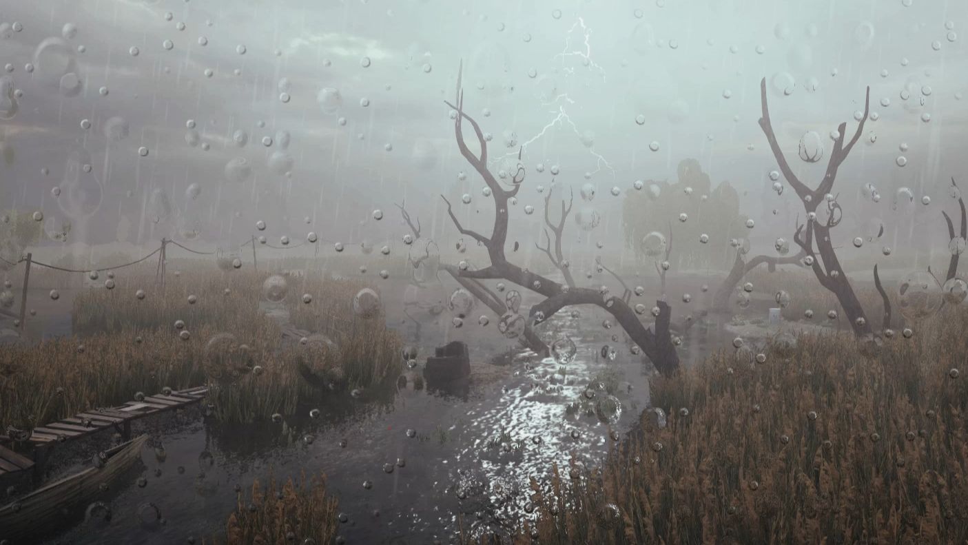 STALKER ambience | Грозовые Болота. Дождливый вечер.