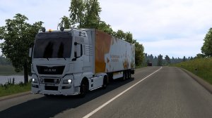 Euro Truck Simulator 2 1.55 Брест (BY) в Волковыск (BY) Замороженный хек 17 410 кг