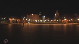 г Сызрань "без прикрас" Набережная "Сызранки" и "Крымза". Осень ночь.