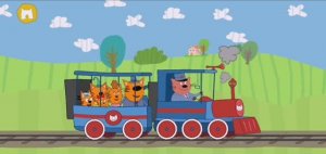 Три Кота Мультфильм Путешествия Котят